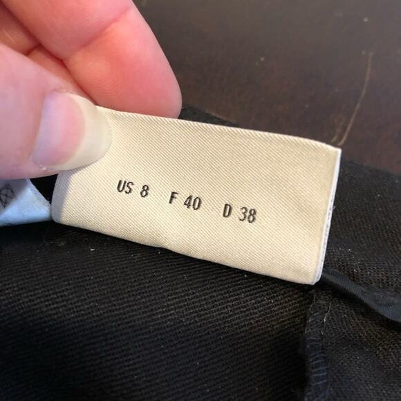 Akris Punto black wool blend trouser pants size US 8 - Picture 7 of 16